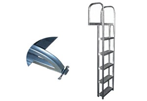 L75S -Dock / Pier Aluminum(straight) Ladder - 75"