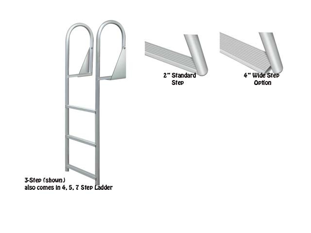 hinged dock ladder