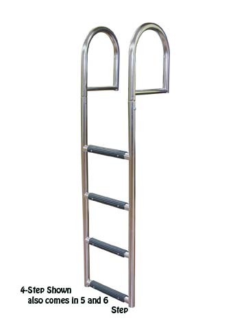 Stationary dock ladder